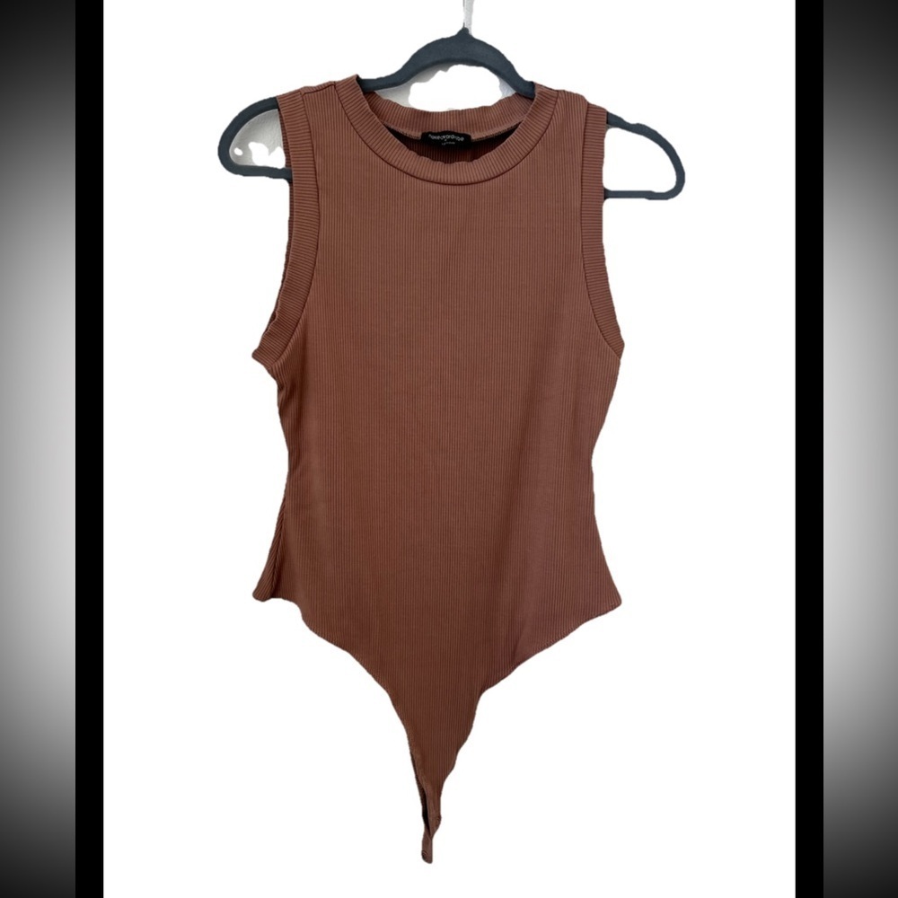 Naked Wardrobe SCULPT SEAMLESS SLEEVELESS RIBBED BODYSUIT XL (0480)